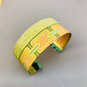 Gorgeous Patterns Upcycled Tin Cuff