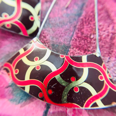 Wavy Voluspa Wide Arc Zero Waste Earrings