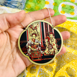 Japanese Musicians Upcycled Tin Necklace