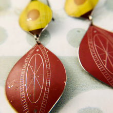 Load image into Gallery viewer, Mustard &amp; Madder Rex Ray Zero Waste Tin Earrings