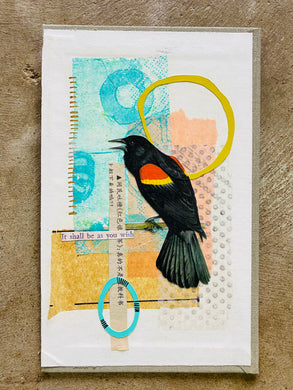 It Shall Be As You Wish   •  Collage on Upcycled Book Cover