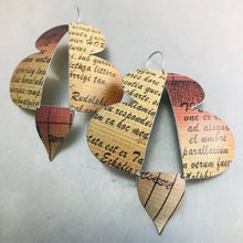 Load image into Gallery viewer, Abstract Butterflies Typography Zero Waste Tin Earrings