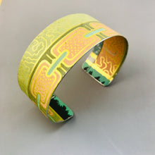 Load image into Gallery viewer, Gorgeous Patterns Upcycled Tin Cuff