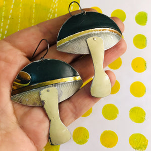 Groovy Glenfiddich Mushrooms Zero Waste Tin Earrings