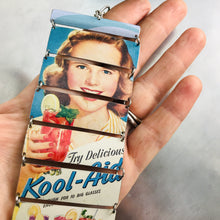 Load image into Gallery viewer, Vintage Kool-Aid Ad Upcycled Tin Bracelet