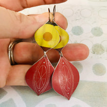 Load image into Gallery viewer, Mustard &amp; Madder Rex Ray Zero Waste Tin Earrings