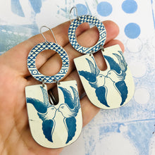 Load image into Gallery viewer, Lovebirds Chunky Horseshoes Zero Waste Tin Earrings