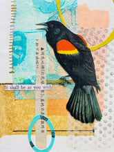 Load image into Gallery viewer, It Shall Be As You Wish   •  Collage on Upcycled Book Cover