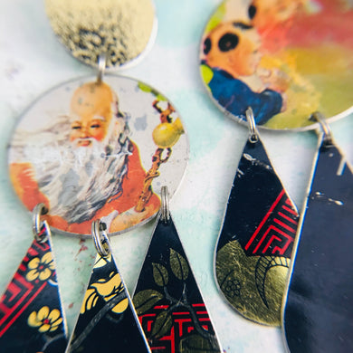 Wise Sage & Novices Zero Waste Tin Chandelier Earrings