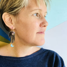 Load image into Gallery viewer, Golden Hand &amp; Moons Zero Waste Tin Earrings