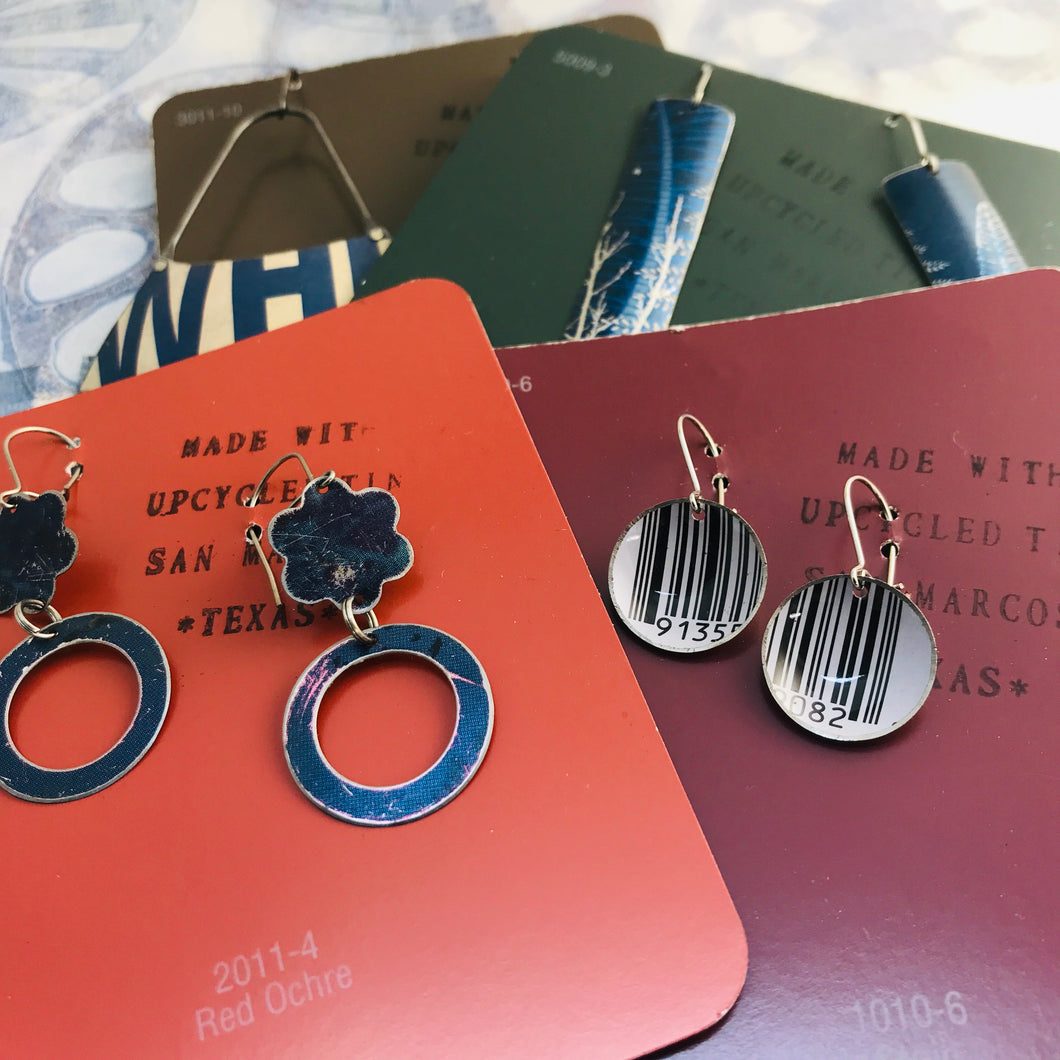 4 Mystery Pair of Tin Earrings—Surprise Pack