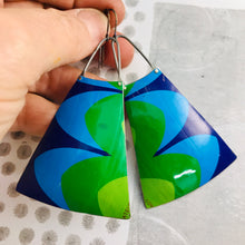 Load image into Gallery viewer, Tin Top Cools Zero Waste Tin Long Fans Earrings