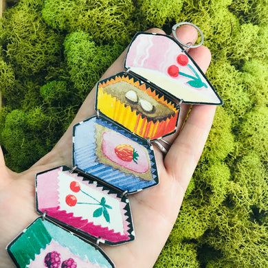 Crazy Cakes Upcycled Tin Bracelet