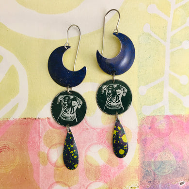 Moon Dog Zero Waste Tin Earrings