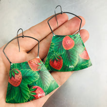 Load image into Gallery viewer, Strawberry Fields Large Zero Waste Tin Earrings