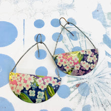 Load image into Gallery viewer, Gorgeous Little Flowers Recycled Tin Earrings