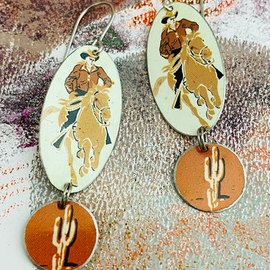 Cowboys & Cactus Zero Waste Tin Earrings