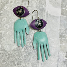 Load image into Gallery viewer, Protective Eye Talisman Tin Earrings
