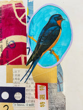 Load image into Gallery viewer, Be Brave. I Will  •  Collage on Upcycled Book Cover