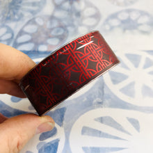 Load image into Gallery viewer, Scarlet Moon Cake Upcycled Tin Cuff