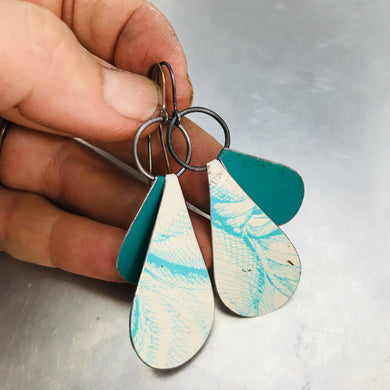 Peekaboo Drops Avon Seafoam Zero Waste Tin Earrings