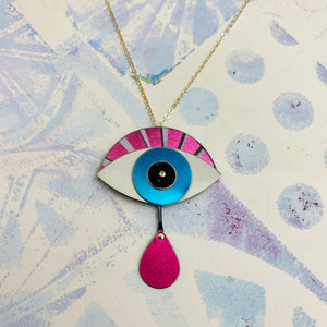 Protective Eye Tin Necklace