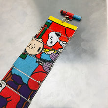 Load image into Gallery viewer, RESERVED Charlie Brown &amp; Snoopy Upcycled Tin Bracelet