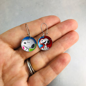 Happy Snoopy Tiny Dot Zero Waste Tin Earrings