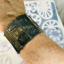 Load image into Gallery viewer, Mother and Child Upcycled Tin Bracelet
