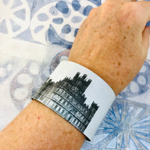 Load image into Gallery viewer, Downton Abbey Upcycled Wide Tin Cuff