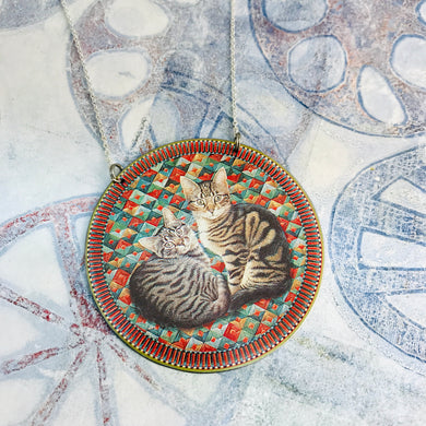 Two Tabbies Zero Waste Tin Necklace