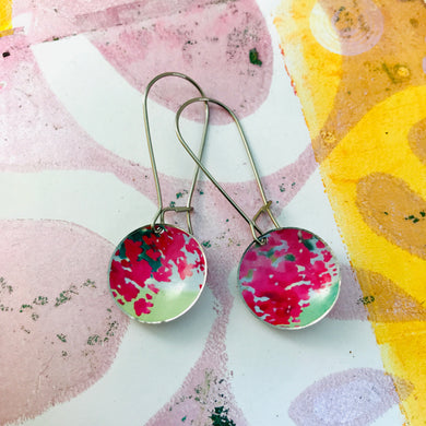 Pink Blossoms Medium Basin Earrings