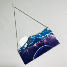 Load image into Gallery viewer, Blues &amp; Purples Moonrise Wall Hanging