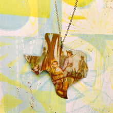 Load image into Gallery viewer, Santa Ana Texas Recycled Tin Necklace