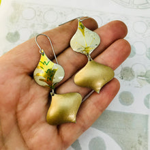 Load image into Gallery viewer, Mixed Golds Rex Ray Zero Waste Tin Earrings