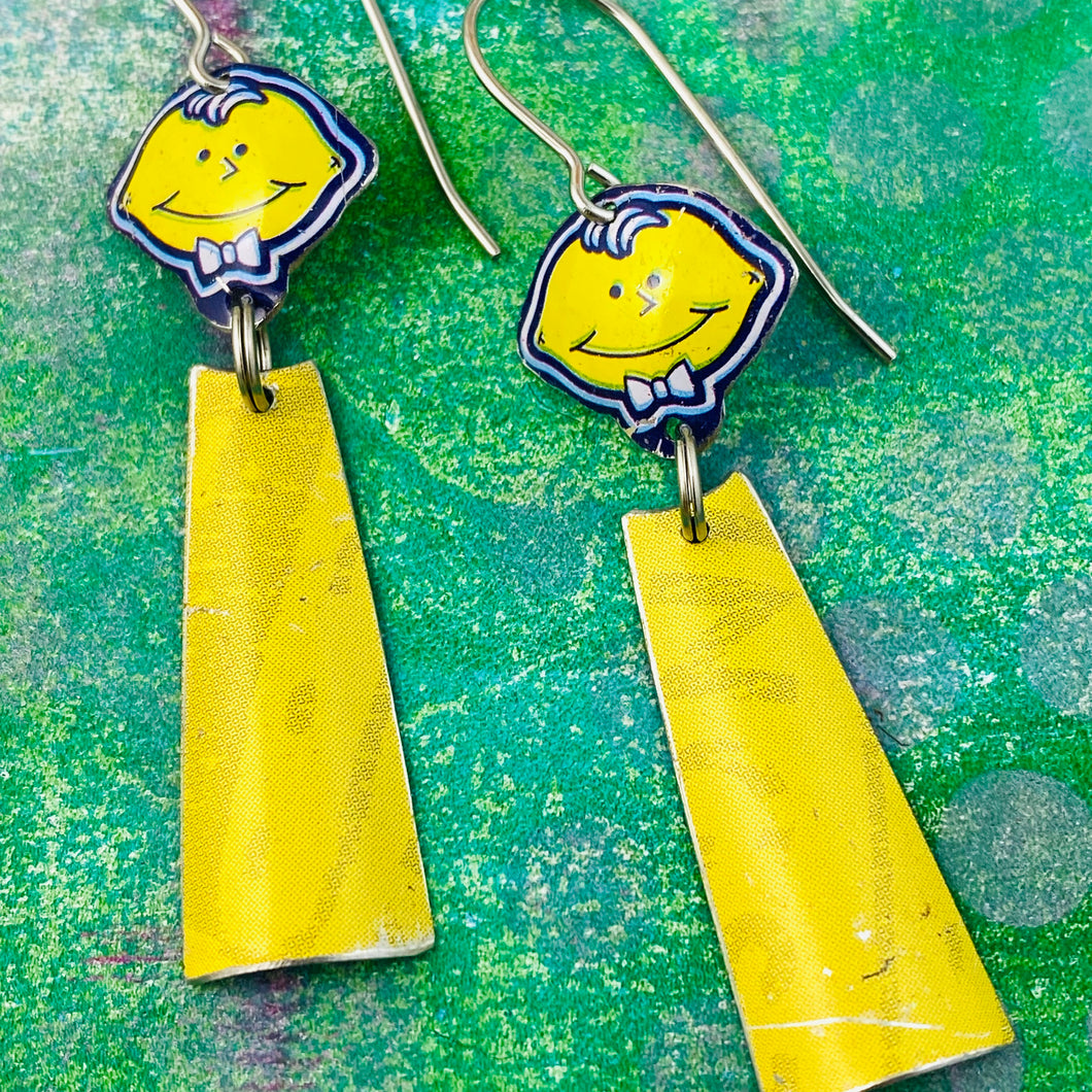 Lemonheads Tin Earrings