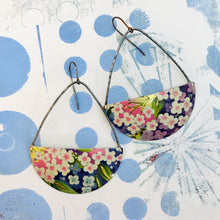 Load image into Gallery viewer, Gorgeous Little Flowers Recycled Tin Earrings