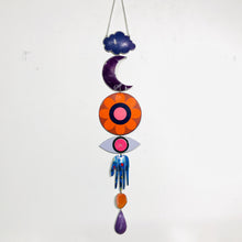 Load image into Gallery viewer, Bright Orange Flower Protective Talisman Wall Hanging