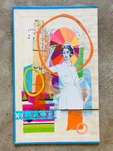 Load image into Gallery viewer, No Ache  •  Collage on Upcycled Book Cover