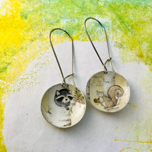 Load image into Gallery viewer, Raccoon &amp; Squirrel Medium Basin Earrings