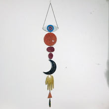 Load image into Gallery viewer, Rustic Protective Eye Talisman Wall Hanging