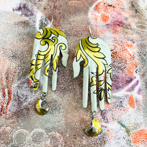 Golden Hand & Moons Zero Waste Tin Earrings