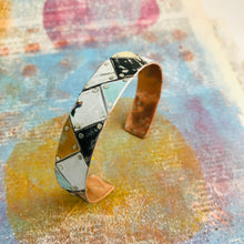 Load image into Gallery viewer, All Squares Upcycled Tesserae Tin Cuff