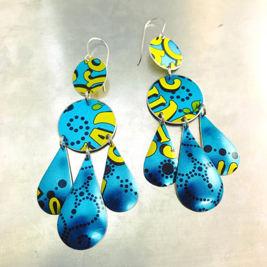 Trader Joe’s Olive Oil Zero Waste Tin Chandelier Earrings