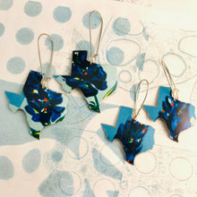 Load image into Gallery viewer, Bluebonnet Little Texas Upcycled Tin Earrings