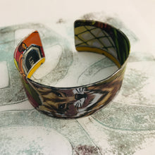 Load image into Gallery viewer, Lone Wolf &amp; Butterfly Upcycled Tin Cuff