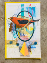 Load image into Gallery viewer, In Balance   •  Collage on Upcycled Book Cover