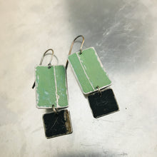 Load image into Gallery viewer, Rustic Matte Moss &amp; Midnight Zero Waste Tin Earrings