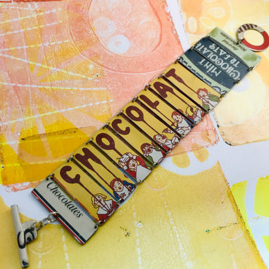 Chocolat Upcycled Tin Bracelet