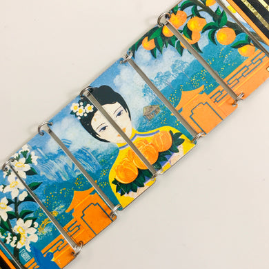 Celestial Seasonings Gal Upcycled Tin Bracelet